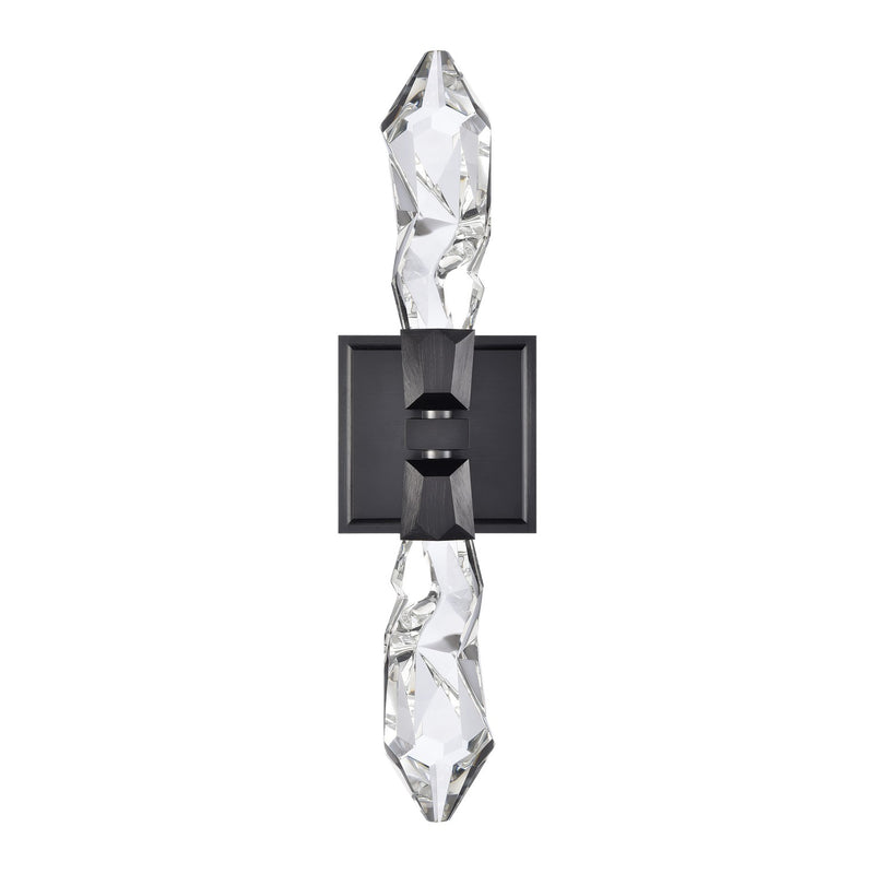 Zeev Lighting WS11412-LED-2-SBB LED Wall Sconce, Satin Brushed Black