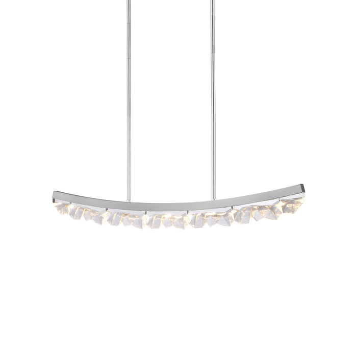 Zeev Lighting PL11615-LED-48-PN LED Linear Pendant, Polished Nickel