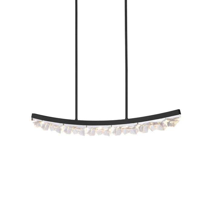 Zeev Lighting PL11616-LED-48-SBB LED Linear Pendant, Satin Brushed Black