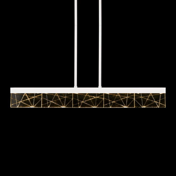 Zeev Lighting PL11502-LED-43-MW LED Linear Pendant, Matte White