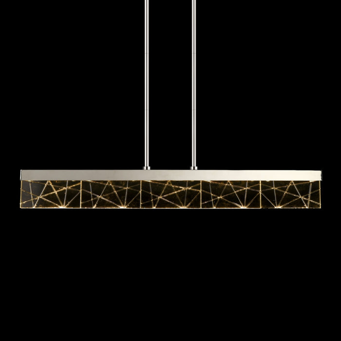 Zeev Lighting PL11503-LED-43-PN LED Linear Pendant, Polished Nickel
