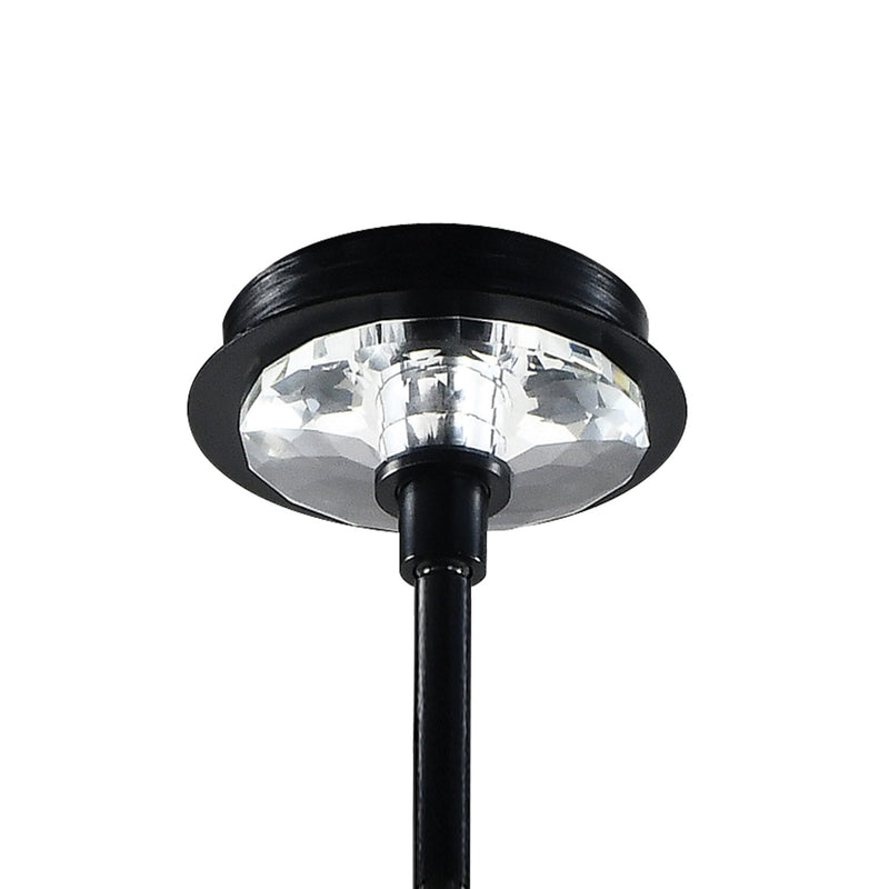 Zeev Lighting CD11344-LED-6-2x2-SBB LED Chandelier, Satin Brushed Black