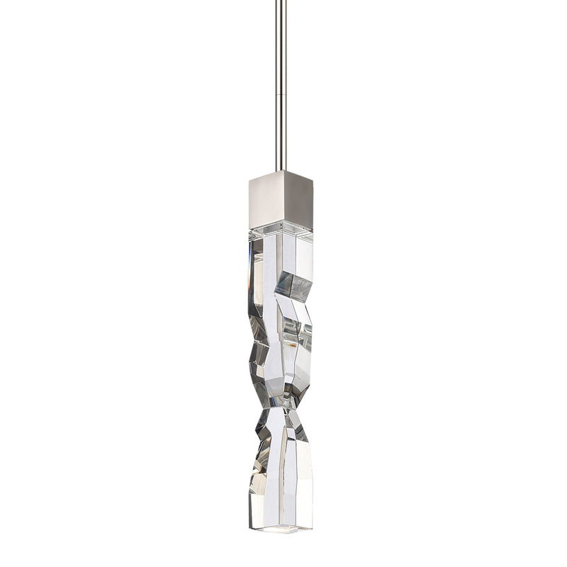 Zeev Lighting MP11303-LED-2x2-PN LED Mini Pendant, Polished Nickel