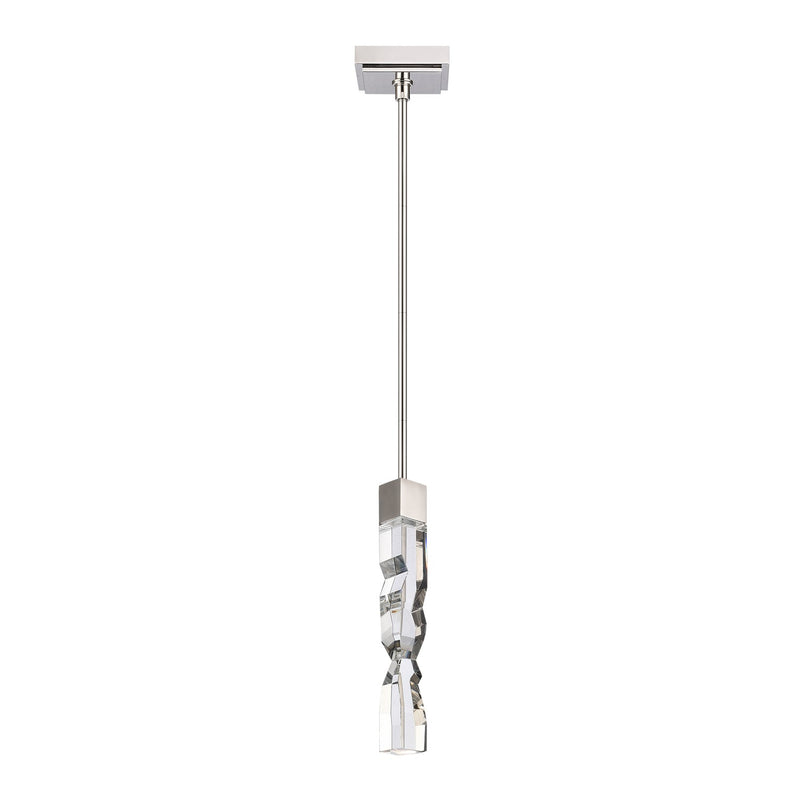 Zeev Lighting MP11303-LED-2x2-PN LED Mini Pendant, Polished Nickel