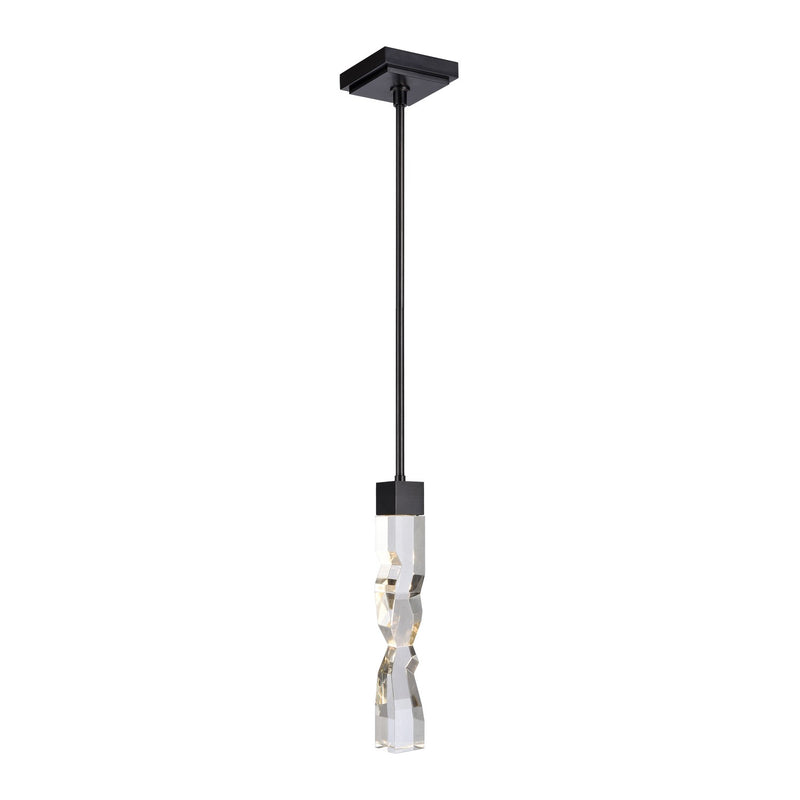 Zeev Lighting MP11304-LED-2x2-SBB LED Mini Pendant, Satin Brushed Black