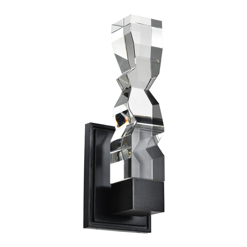 Zeev Lighting WS11316-LED-1-3x3-SBB LED Wall Sconce, Satin Brushed Black