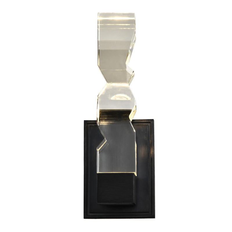 Zeev Lighting WS11316-LED-1-3x3-SBB LED Wall Sconce, Satin Brushed Black