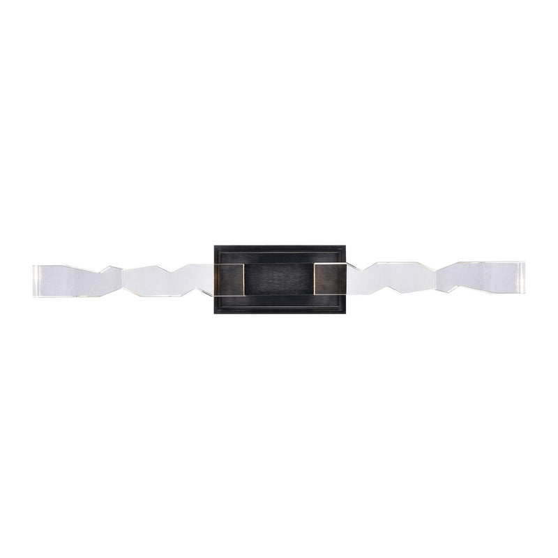 Zeev Lighting WS11320-LED-2-2x2-SBB LED Wall Sconce, Satin Brushed Black