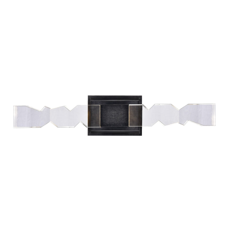 Zeev Lighting WS11324-LED-2-3x3-SBB LED Wall Sconce, Satin Brushed Black