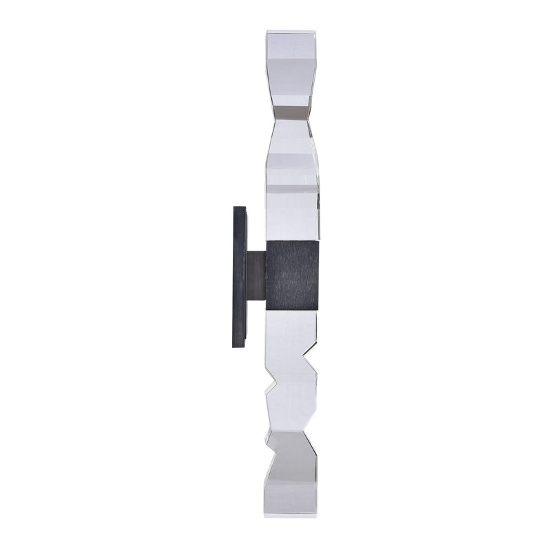 Zeev Lighting WS11324-LED-2-3x3-SBB LED Wall Sconce, Satin Brushed Black