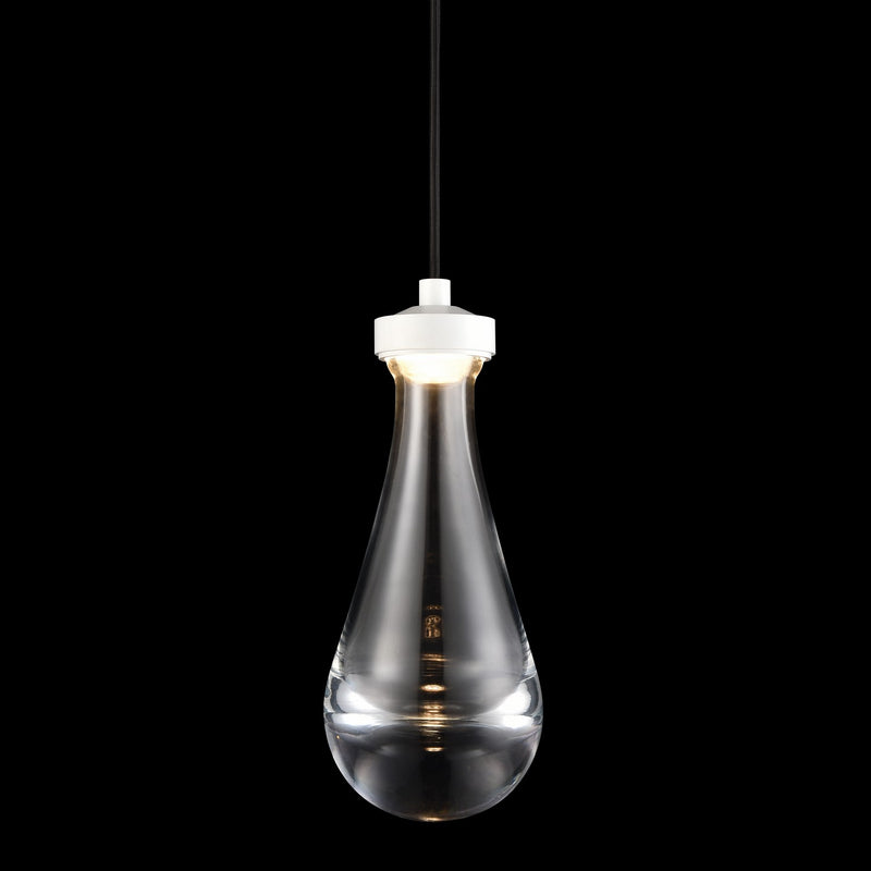Zeev Lighting MP10902-LED-MW LED Mini Pendant, Matte White