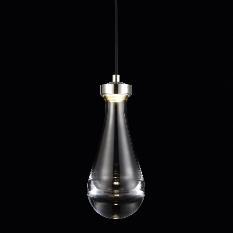 Zeev Lighting MP10903-LED-PN LED Mini Pendant, Polished Nickel