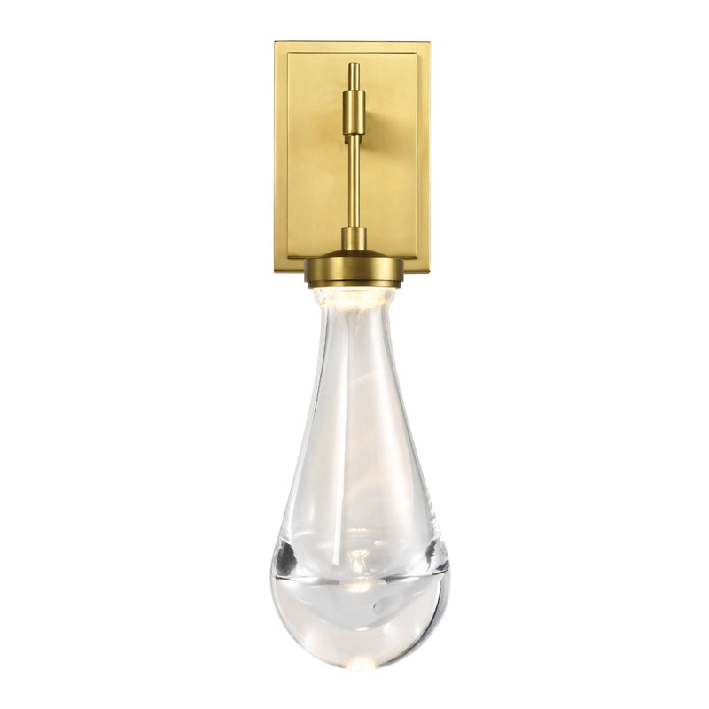 Zeev Lighting WS10905-LED-AGB LED Wall Sconce, Aged Brass
