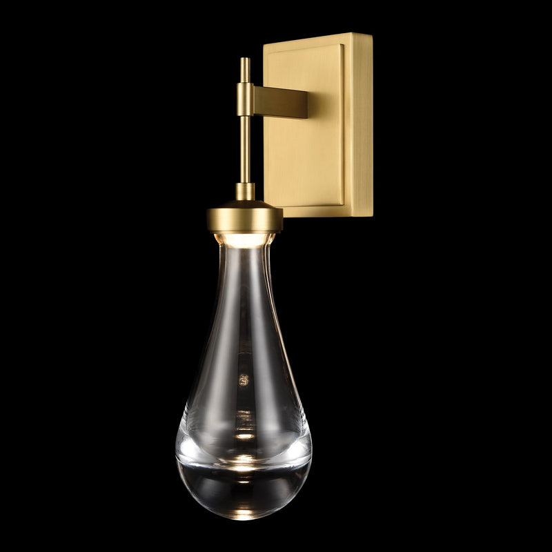 Zeev Lighting WS10905-LED-AGB LED Wall Sconce, Aged Brass