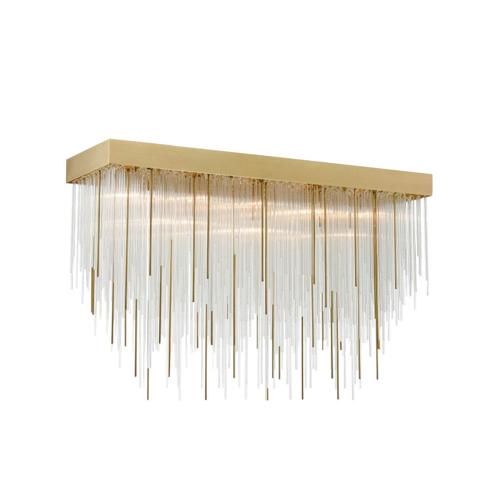 Zeev Lighting CD10412-27-AGB 27 Light Chandelier, Aged Brass