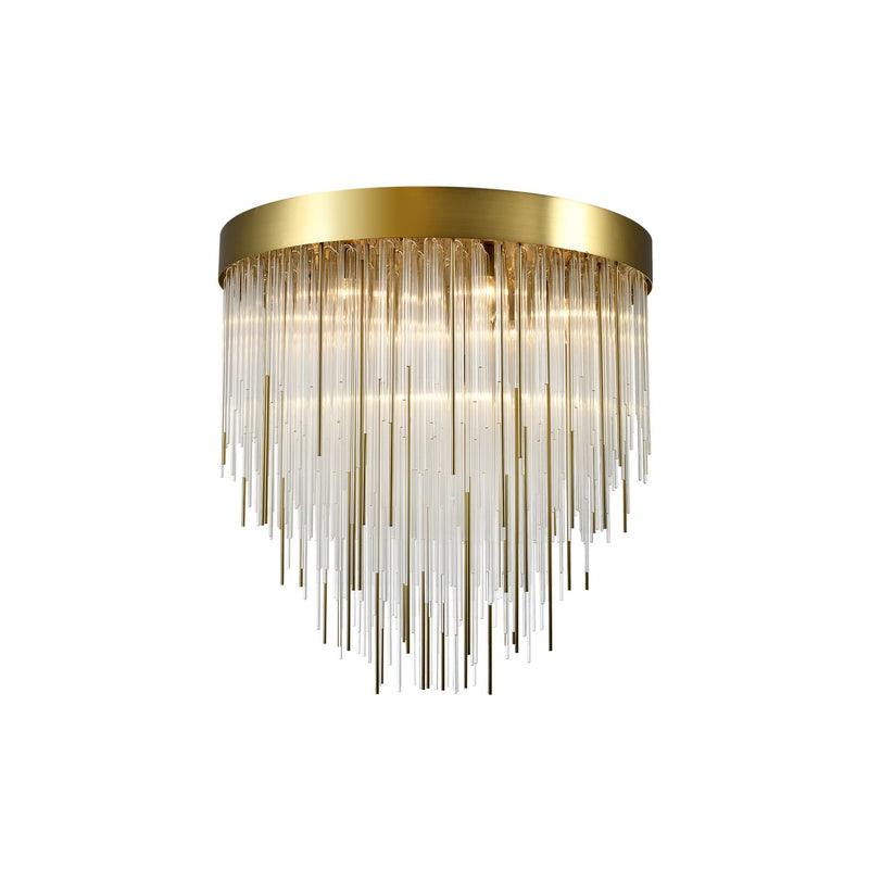 Zeev Lighting CD10421-12-AGB 12 Light Chandelier, Aged Brass