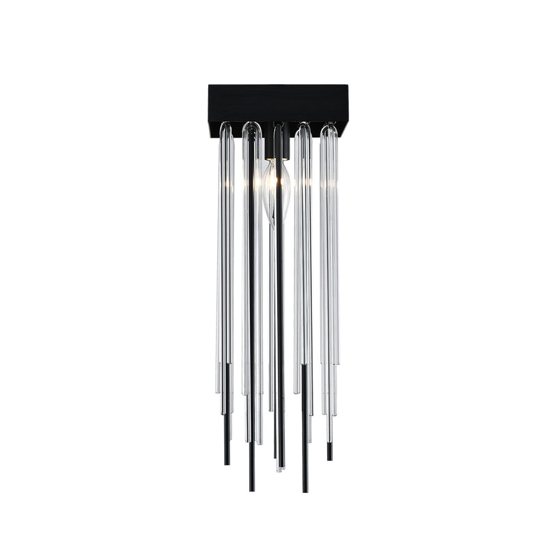Zeev Lighting MP40052-1-SBB One Light Mini Pendant, Satin Brushed Black