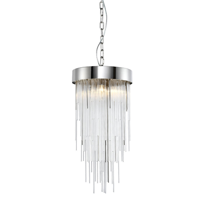 Zeev Lighting P30009-4-PN Four Light Pendant, Polished Nickel