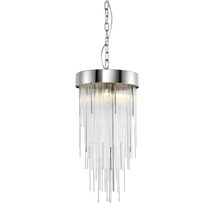 Zeev Lighting P30009-4-PN Four Light Pendant, Polished Nickel
