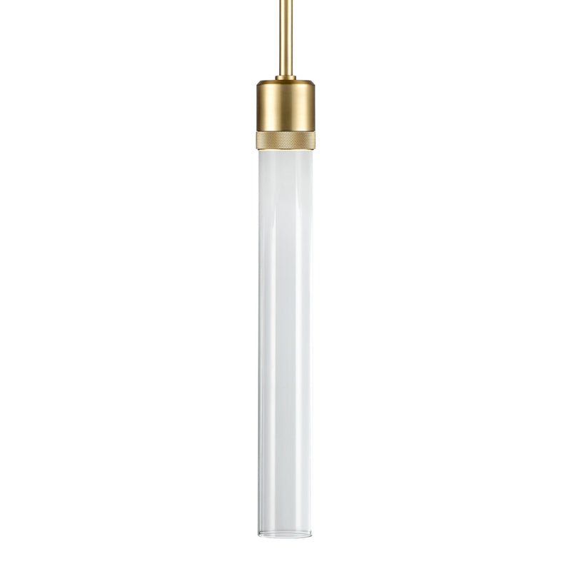 Zeev Lighting P11701-LED-AGB-G2 LED Pendant, Aged Brass