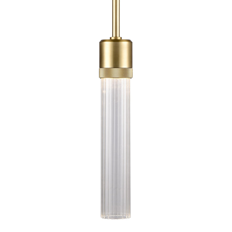 Zeev Lighting P11701-LED-AGB-G3 LED Pendant, Aged Brass