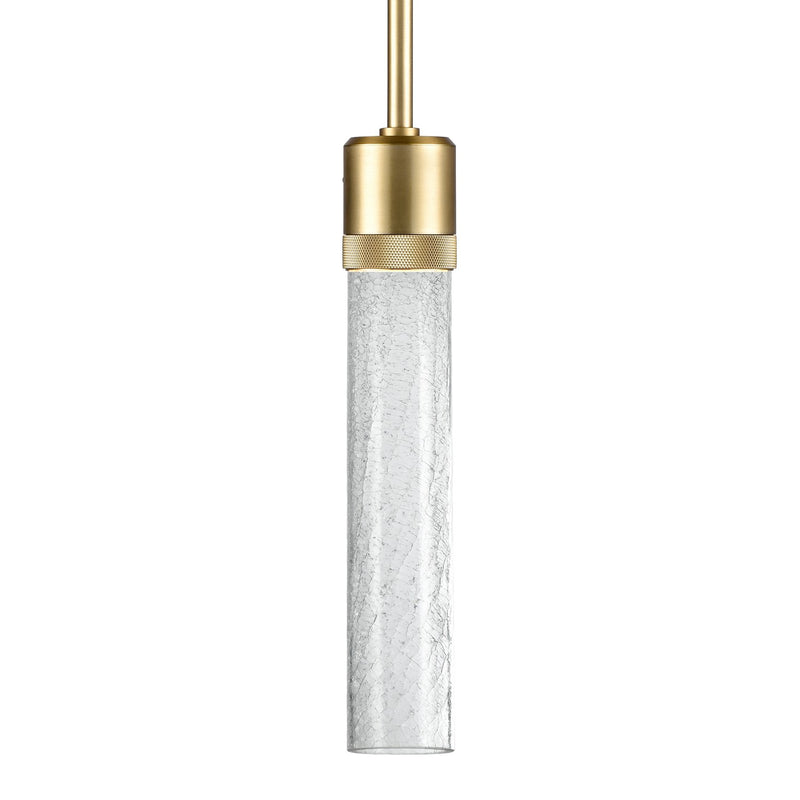 Zeev Lighting P11701-LED-AGB-G5 LED Pendant, Aged Brass