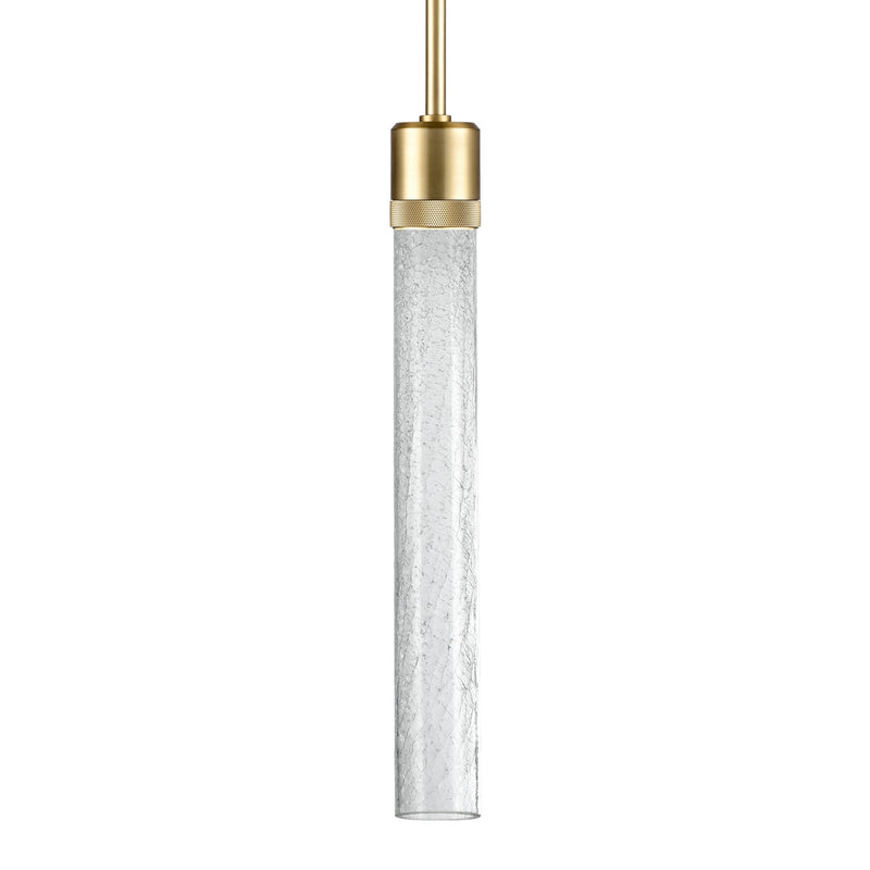 Zeev Lighting P11701-LED-AGB-G6 LED Pendant, Aged Brass