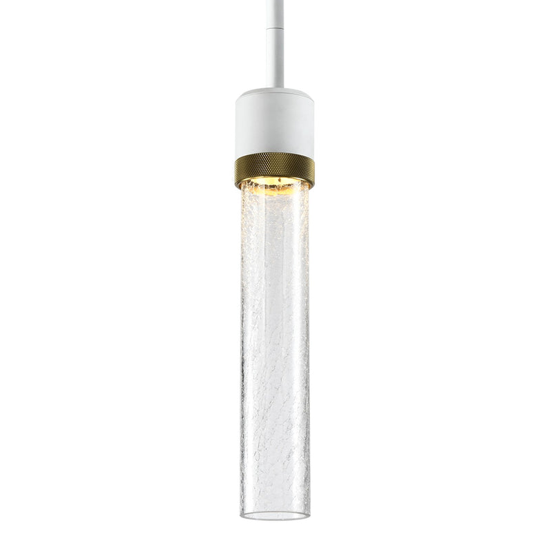Zeev Lighting P11702-LED-MW-K-AGB-G5 LED Pendant, Matte White