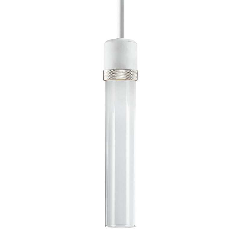 Zeev Lighting P11702-LED-MW-K-PN-G1 LED Pendant, Matte White