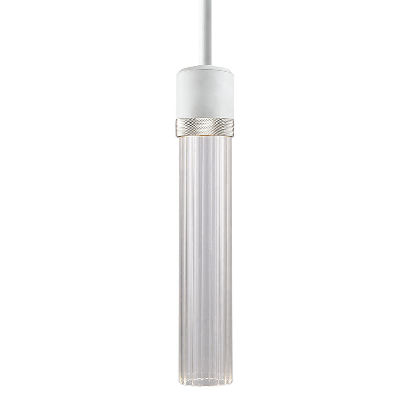 Zeev Lighting P11702-LED-MW-K-PN-G3 LED Pendant, Matte White