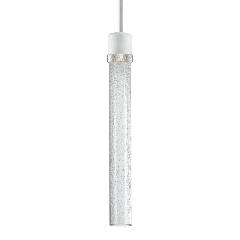Zeev Lighting P11702-LED-MW-K-PN-G6 LED Pendant, Matte White