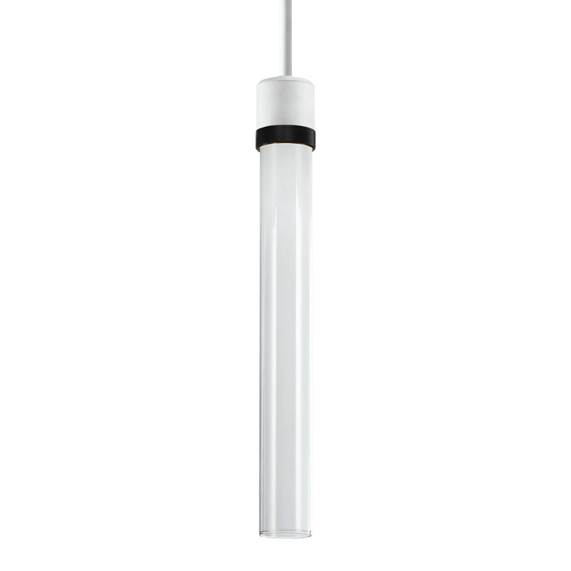 Zeev Lighting P11702-LED-MW-K-SBB-G2 LED Pendant, Matte White