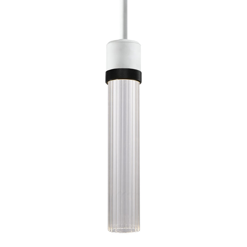 Zeev Lighting P11702-LED-MW-K-SBB-G3 LED Pendant, Matte White