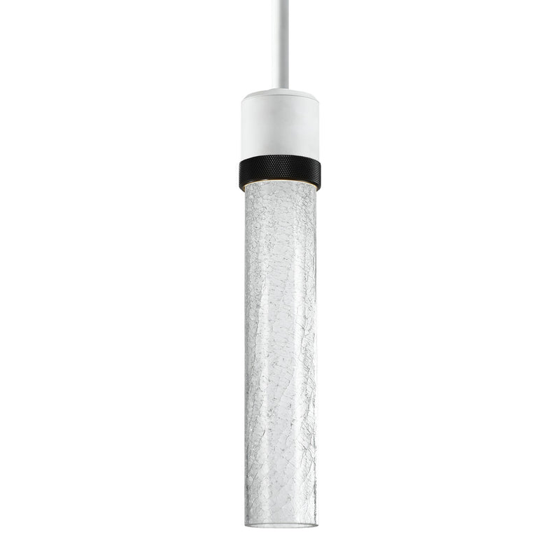 Zeev Lighting P11702-LED-MW-K-SBB-G5 LED Pendant, Matte White