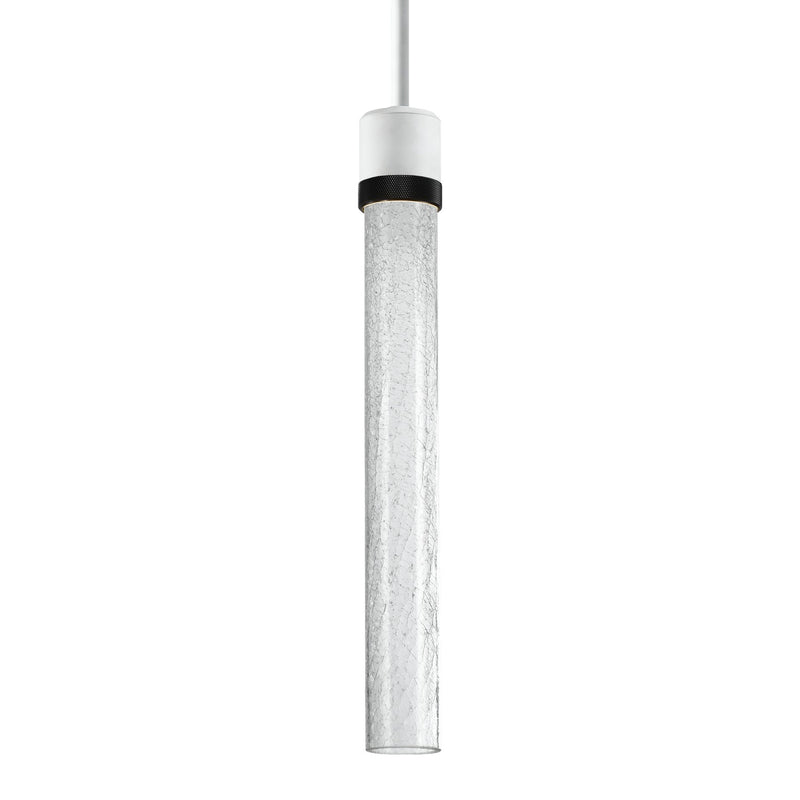Zeev Lighting P11702-LED-MW-K-SBB-G6 LED Pendant, Matte White