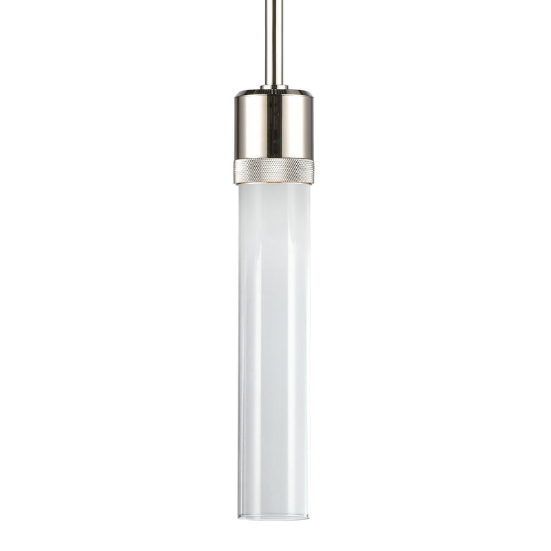 Zeev Lighting P11703-LED-PN-G1 LED Pendant, Polished Nickel