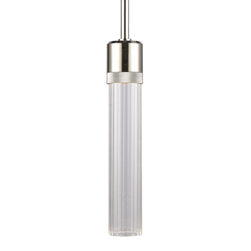 Zeev Lighting P11703-LED-PN-G3 LED Pendant, Polished Nickel
