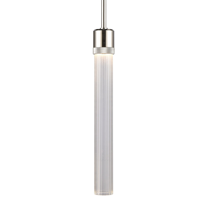 Zeev Lighting P11703-LED-PN-G4 LED Pendant, Polished Nickel