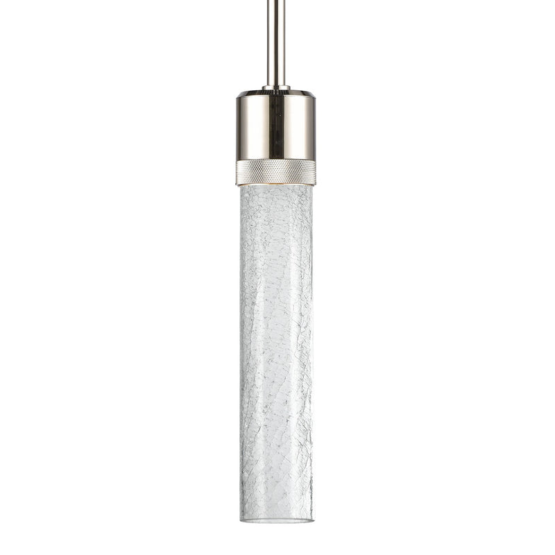 Zeev Lighting P11703-LED-PN-G5 LED Pendant, Polished Nickel