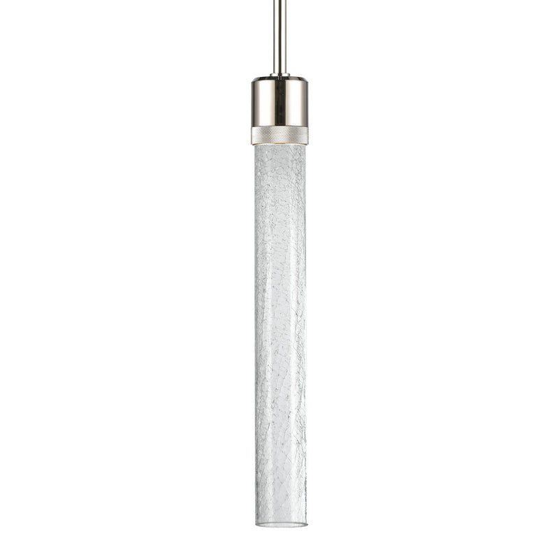 Zeev Lighting P11703-LED-PN-G6 LED Pendant, Polished Nickel