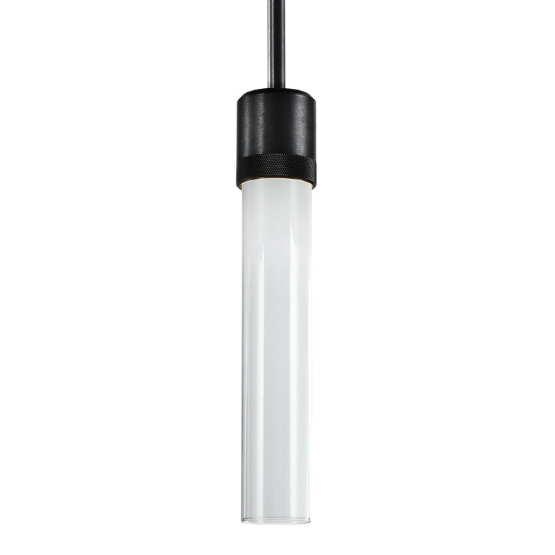 Zeev Lighting P11704-LED-SBB-G1 LED Pendant, Satin Brushed Black