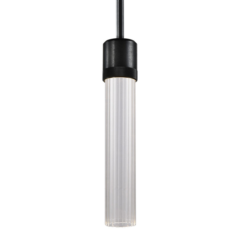 Zeev Lighting P11704-LED-SBB-G3 LED Pendant, Satin Brushed Black