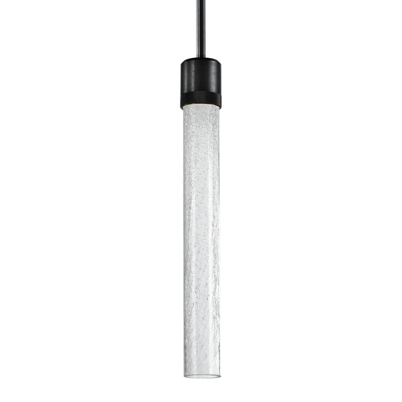 Zeev Lighting P11704-LED-SBB-G6 LED Pendant, Satin Brushed Black