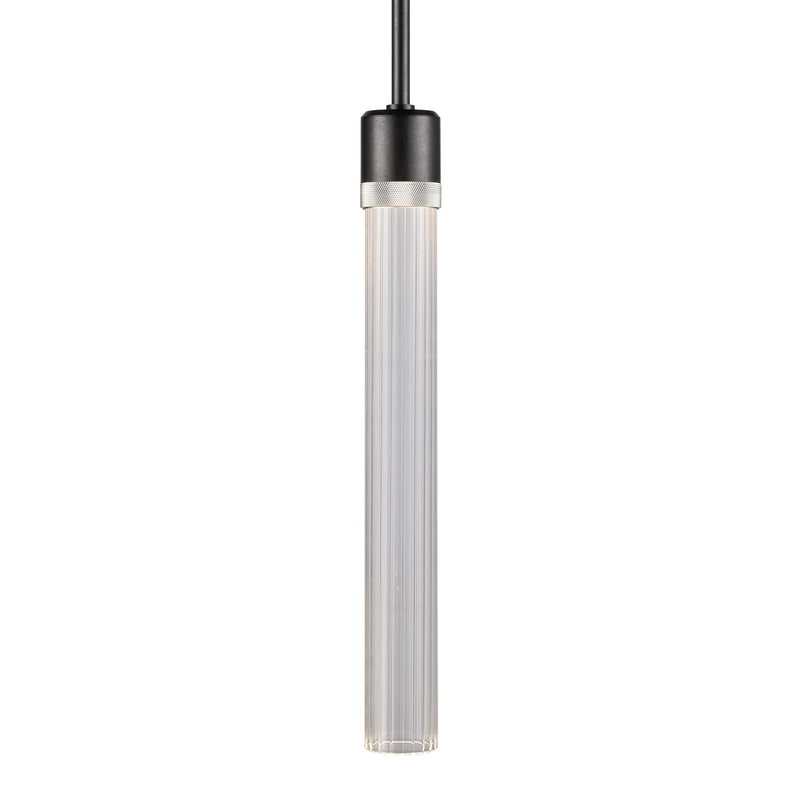 Zeev Lighting P11704-LED-SBB-K-PN-G4 LED Pendant, Satin Brushed Black