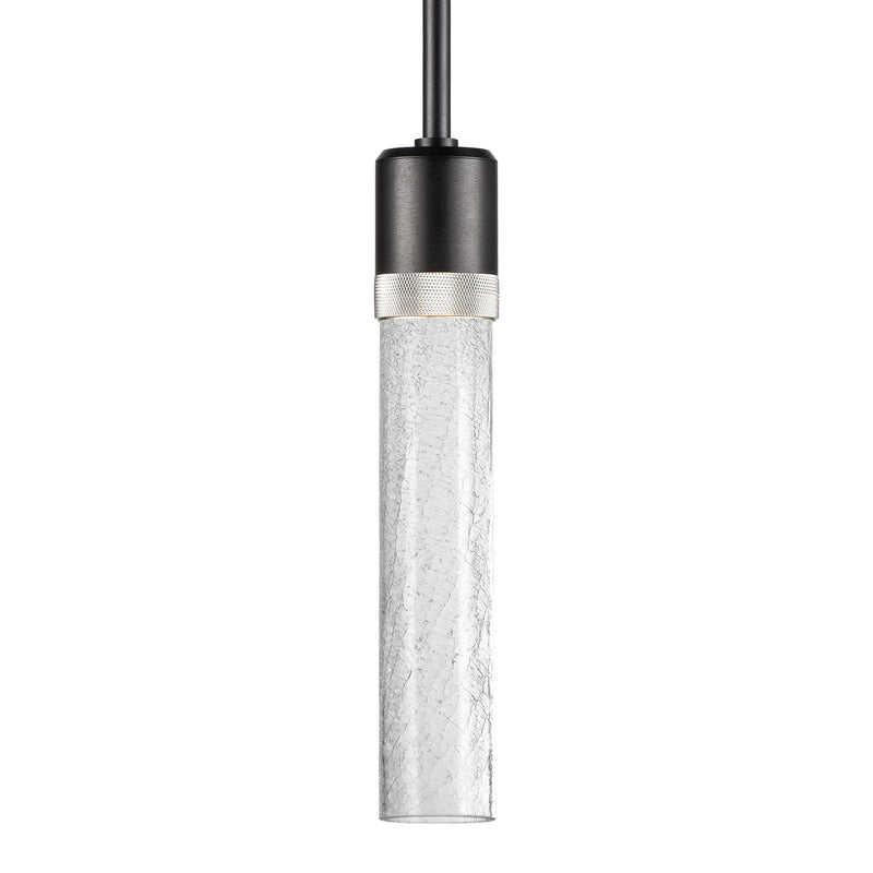 Zeev Lighting P11704-LED-SBB-K-PN-G5 LED Pendant, Satin Brushed Black