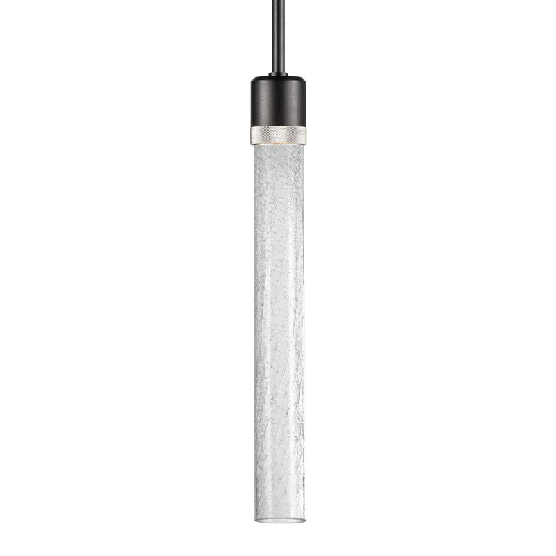Zeev Lighting P11704-LED-SBB-K-PN-G6 LED Pendant, Satin Brushed Black