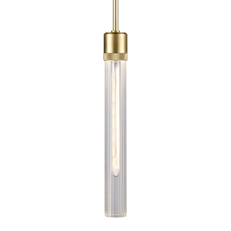 Zeev Lighting P11705-E26-AGB-G4 One Light Pendant, Aged Brass