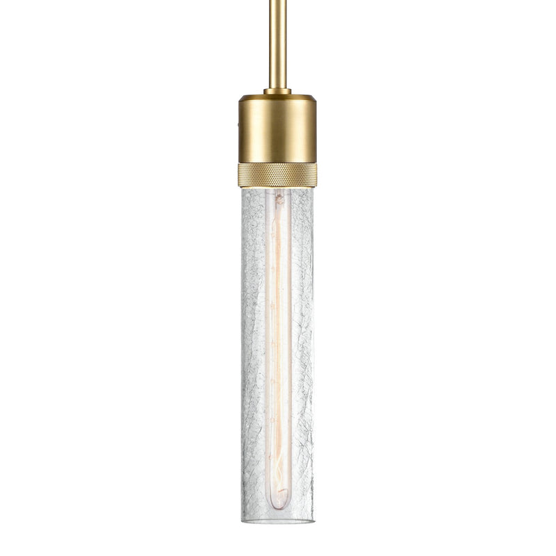 Zeev Lighting P11705-E26-AGB-G5 One Light Pendant, Aged Brass