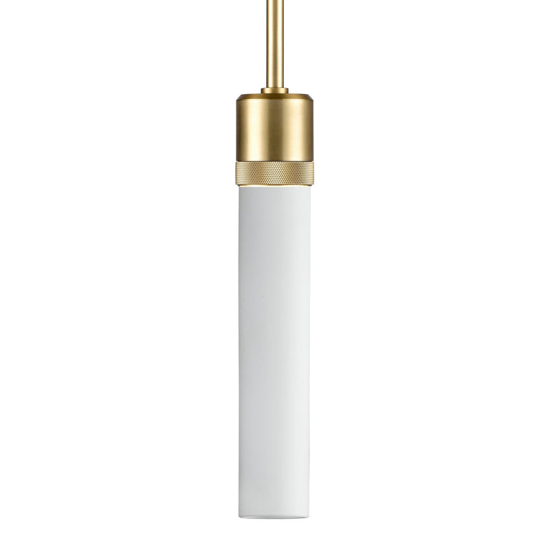 Zeev Lighting P11705-E26-AGB-G7 One Light Pendant, Aged Brass