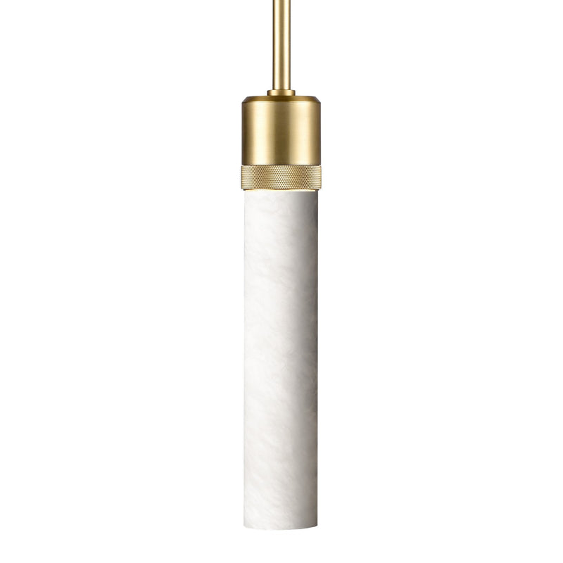 Zeev Lighting P11705-E26-AGB-G9 One Light Pendant, Aged Brass